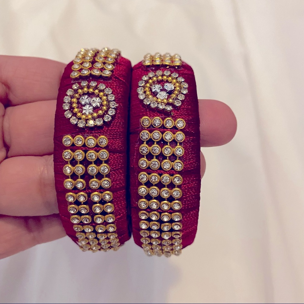 Silk Bangles - Picture 2 of 2